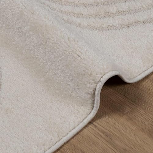 Tapis en polyester lavable en machine grand format 340 x 240 cm isolant phonique
