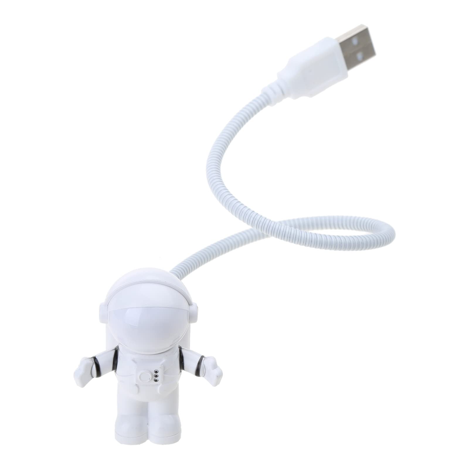 Psdndeww USB Plug-in Light Space Man for Smart Astronaut Reading Lamp Kids Room USB Charging Lamp Led Flexible Night Lamp for Tab