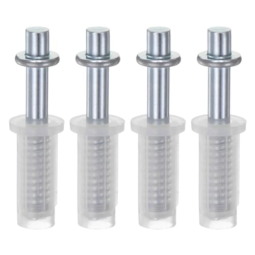 QUARKZMAN 4 Pièces de Quincaillerie pour Porte Pliante Haut Pivot 3/8 Pouce à Ressort pour Porte Pliante de Placard Porte Accordéon