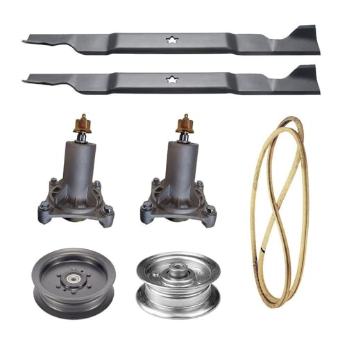 Rebuilld Kit for Searss DLS 3500 46" Mower Deck Parts Spindles Bblades Belt Pulleys