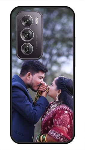 Image of NDCOM for Customised Oppo Reno 12 Pro 5G Cover | Oppo Reno 12 Pro 5G Back Cover | DIY Personalised Photo Design | Customized Gift Custom Text Name Printed Metal Case