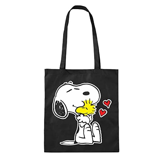 El Desván Nerd Perro curioso 2 - Bolso tote de tela - Bolso de tela tote bag (Negro)