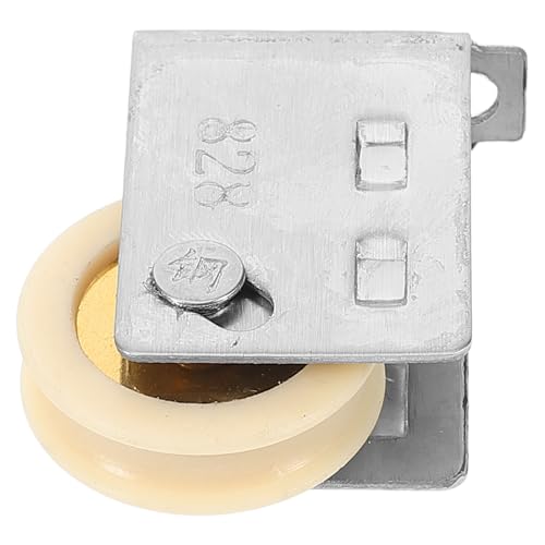 BIUDECO Rueda de Polea Fija para Puerta Corrediza 828 Núcleo de Cobre Rueda de Nylon Resistente de Acero Inoxidable para Ventana y Mosquitera Rodillo de Riel Silencioso y Duradero
