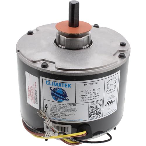 ClimaTek Upgraded Condenser Fan Motor fits Genteq 5KCP39FGN809BS