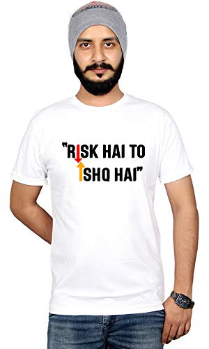 Image of Workshop Graphic Printed T-Shirt for Men & Women | Risk hai to Ishq hai Tshirts | Web Series netfixx Tshirts