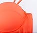 Aixy Women Vintage Swimsuits Bikinis Bathing Suits Retro High Waisted Polka Underwired,Orange+floral,US 8-10=Tag Size XL