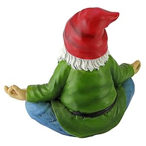 Design Toscano QM13097 Zen Garden Gnome Indoor/Outdoor Statue Lawn Ornament, 9 Inches Wide, 5 Inches Deep, 8 Inches High, Full Color Finish Design Toscano QM13097 Zen Garden Gnome IndoorOutdoor Statue Lawn Ornament 9 Inches Wide 5 Inches Deep 8 Inches High Full Color Finish