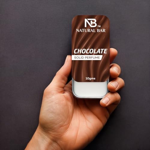 Image of Chocolate solid perfume | Alcohol Free Cologne for Men & Women | Non-Greasy Wax Perfume | Strong & Lasting Fragrance | Gifting Set for Him & Her