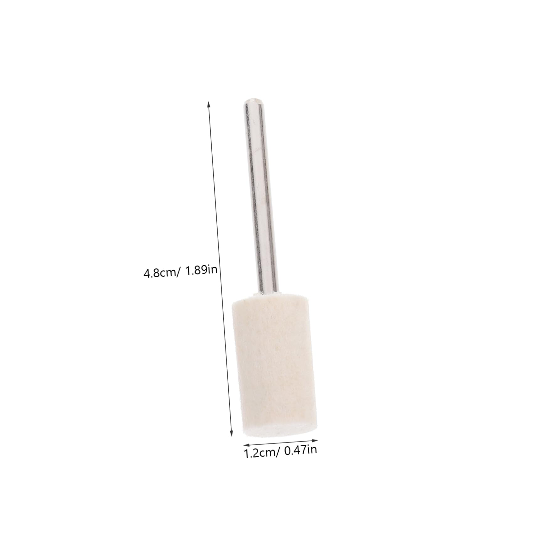 STOBAZA Watch Polishing Kit 100pcs Wool Grinding Heads Soft Wool Buffing Wheels for Scratch Removal Shine Restoration