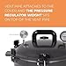 Vent Pipe for Pressure Regulator Weight Replacemnt for All American 21.5qt,30qt,41qt Pressure Cooker/Canner,Pressure Canner Parts Fits for All American Pressure Canner Weight,for Pressure Relief Valve