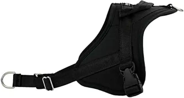 Harnais pour Chien Anti-Traction avec Poignée de Contrôle - Taille XS Noir