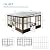 SHPAI 12x16FT Wall Mounted Sunroom, Outdoor Permanent Lean-to Solarium with Detachable Polycarbonate Roof, 2 Lockable Sliding Doors, Aluminum Gazebo Against The Wall Sun Room for Garden Patio Deck