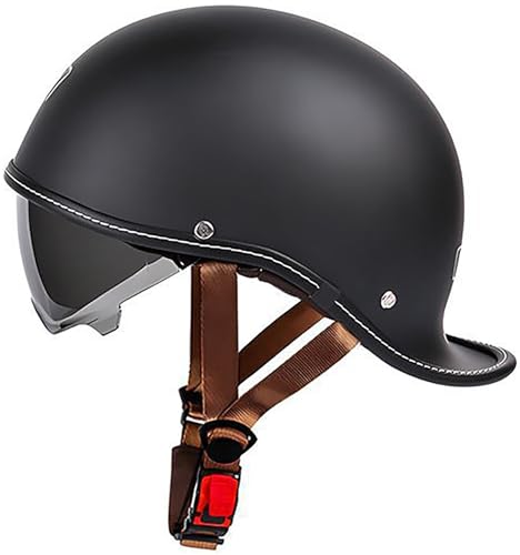 Casco de moto de béisbol retro medio casco ligero M