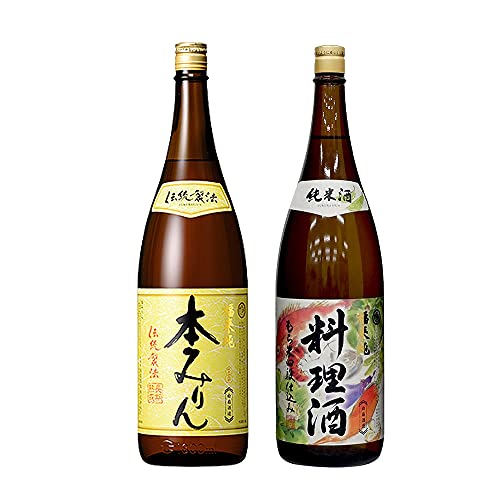 白扇酒造 福来純 三年熟成本みりん 料理酒 1.8L 1800ml 各1本
