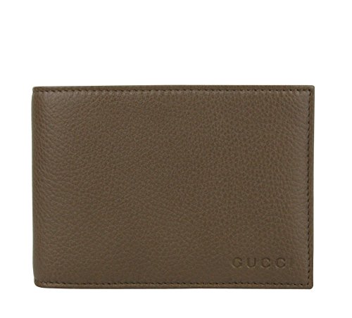 Gucci Men's Bifold Brown Leather Wallet With Logo and Coin Pocket 292534 2527 - //coolthings.us