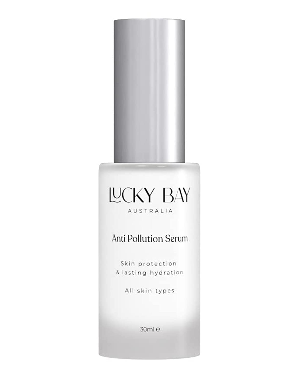 Lucky Bay Anti Pollution Serum Lasting hydration Boosting & Restoring skin Australian made Natural ingredients 30 ml