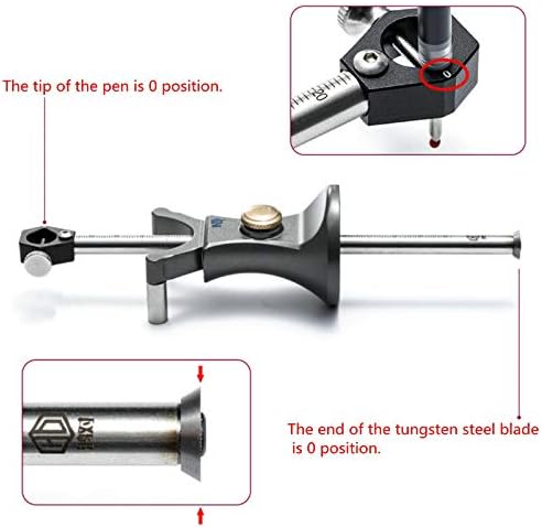 Woodworking Linear Arc Dual-purpose Scriber Drawing Circle Scribe Tools Multi-function Marking Tool