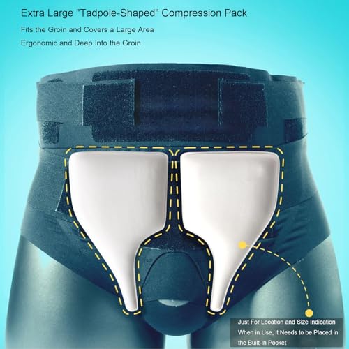 Faja para Hernia Inguinal Ajustable para Hombre Mediana miniatura 4