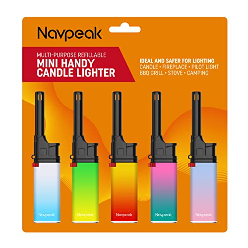 Encendedores Mini Candle Set 5 unidades recargables miniatura 1