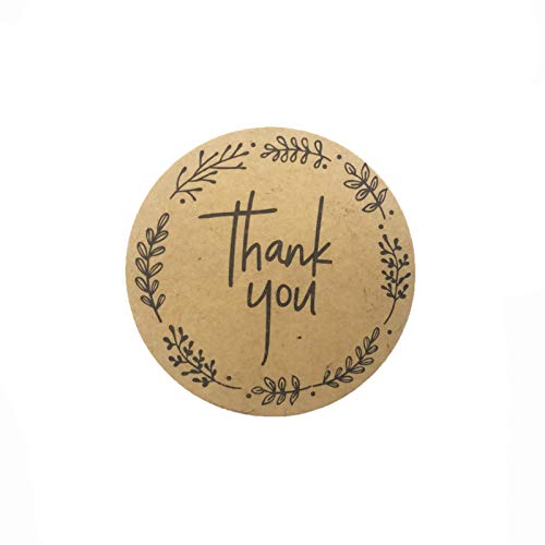 Thank You Stickers, Thank You Stickers Roll, 1.5'' Kraft Thank You Sticker, Thank U Sticker 500, Small Business Stickers, Thank You Gifts, Gracias Stickers, Envelope Stickers Packaging