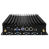 Tokigns Fanless Mini PC, I5 7200U, 8GB RAM, 256GB SSD Industrial Mini Computer, Support Wake On LAN/Auto Power On, 4K HD/VGA, 5xCOM RS232, 1xCOM RS485, 6*USB, Windows 11 Pro, Silent Working