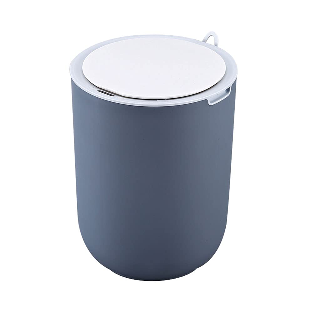Smart Sensor Trash Can, Household Automatic 8L Capacity Waterproof Design with Cover Mute Opening and Closing Room/bedroom/kitchen(Grey)
