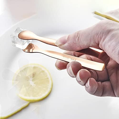 ZKSMNB Sugar Tongs, Ice Tongs, 4.33 Inch Appetizers Tongs, Stainless Steel Mini Tongs, Bar Tongs, Candy Tongs, Serving Tongs for Kitchen Tea Party Coffee and Wedding (9 PCS)