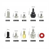 Lawnoval 228Pcs PC Screw Standoff Set Kit for Computer Case, Hard Drive, Motherboard, Cooler, DVD-ROM, Fan - Brass and Steel Hardware with Isolation Washers - Image 7