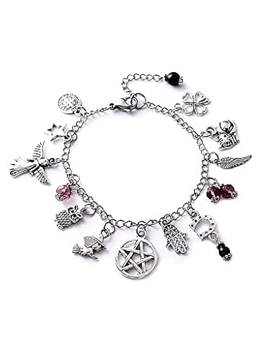 SIMBOLIKS Amuletos pulsera bruja protección mal de ojo y hechizos atraer buena suerte y fortuna brazalete witch Pulsera de Protección Wicca y Brujería Amuleto de Brujas y Talismán | Ya disponible en tu tienda friki favorita! En mundofriki.es!