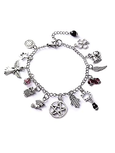 SIMBOLIKS Amuletos pulsera bruja protección mal de ojo y
