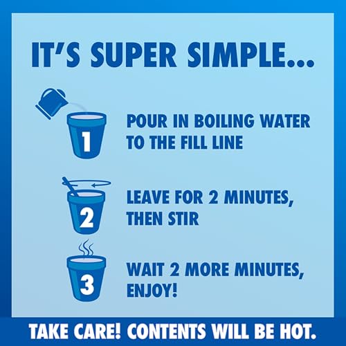 Batchelors Pasta 'n' Sauce, Cheese & Broccoli Flavour Instant Snack Pot, 65 g Pot (Pack of 1)