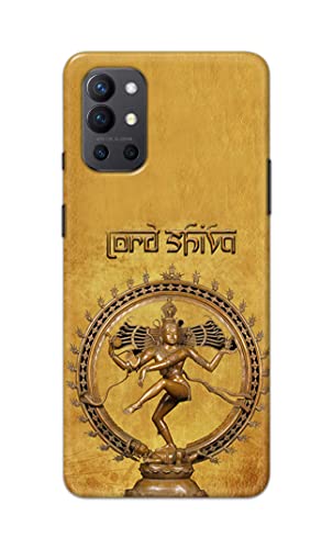 Image of PRINTFIDAA Lord Shiva As Nataraj Printed Designer Hard Case for OnePlus 9R Back Cover -(e) RPM1004