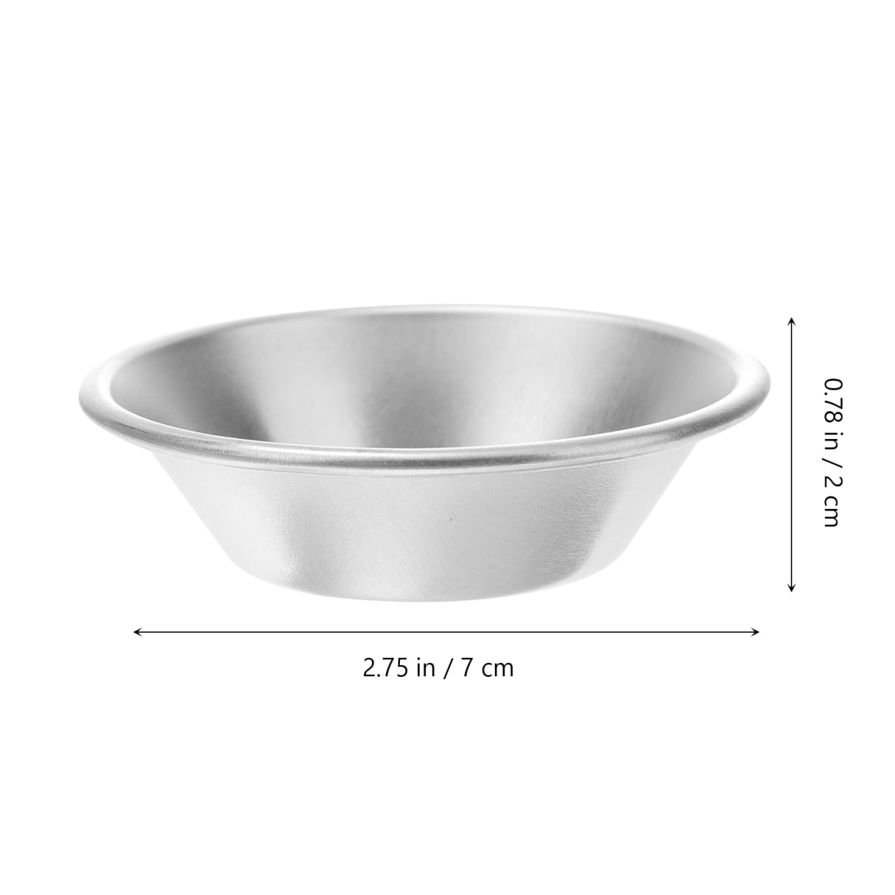 Veemoon Moule Mini Tartelette En Inox 7CM, 25 PièCes Pasteis De Nata RéUtilisable Moule Tartelette Quiche Individuelle Pour Desserts Tartes à La Confiture Muffins Et Parfait Pour Cuisson Au