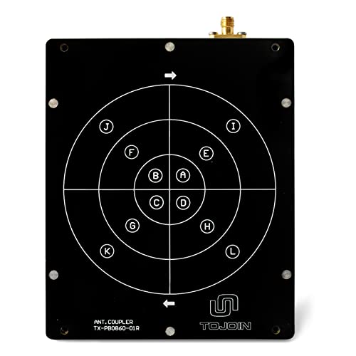 TOJOIN 0.8-6GHz Panel Antenna Coupler with SMA-Female Connector for Wireless Communication WIFI/4G/5G/Bluetooth Near Field Test