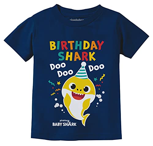 Birthday Shark Doo Doo Shirt for Toddlers - Fun Party Tee for Boys or Girls - Kids Baby Shark T-Shirt