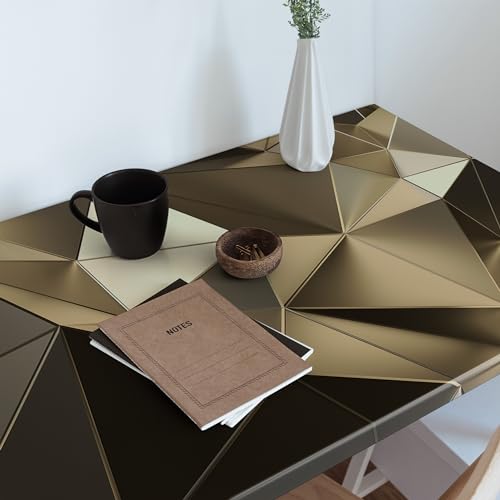 Papel pintado triangulos 3D mate para renovar armarios y paredes de cocina 4