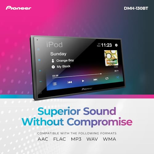Pioneer DMH-130BT Digital Media Receiver - Touchscreen, Bluetooth thumb #3