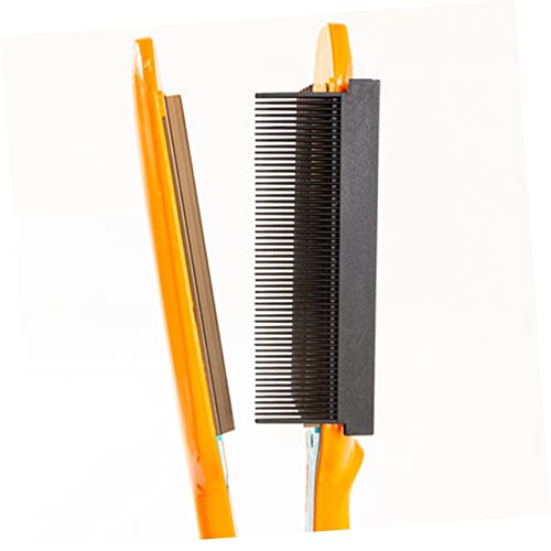 SaditY Peine alisador eléctrico portátil para cabello, 4 piezas, accesorio para plancha de pelo, peine con dientes finos de nailon miniatura 6