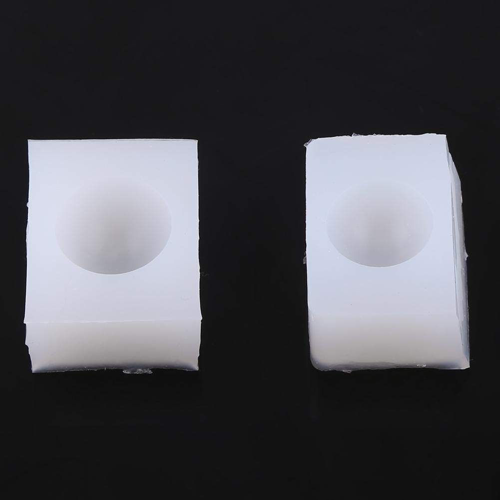 Set Stampi In Silicone Per Resina Epossidica | 2 Forme Rettangolari/Rotonde + Portachiavi E Anelli | Ideale Per Ciondoli E Gioielli Fai Da Te Stampi Silicone