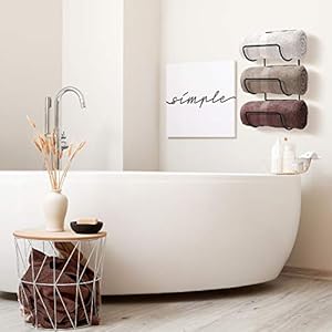 Sorbustowelholderforbathroomwall6levelwallmountedtowelrackshelvesforrolledbathtowelswashclothslinensblackhangingtowelracksforbathroomspasalontowelstorageorganizer  Urban Country Home Decor Sorbus towel holder for bathroom wall 6 level wall mounted towel rack shelves for rolled bath towels washcloths linens black hanging towel racks for bathroom spa salon towel storage organizer  urban country home decor