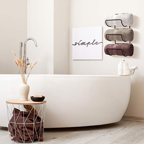 Sorbustowelholderforbathroomwall6levelwallmountedtowelrackshelvesforrolledbathtowelswashclothslinensblackhangingtowelracksforbathroomspasalontowelstorageorganizer  Urban Country Home Decor Sorbus towel holder for bathroom wall 6 level wall mounted towel rack shelves for rolled bath towels washcloths linens black hanging towel racks for bathroom spa salon towel storage organizer  urban country home decor