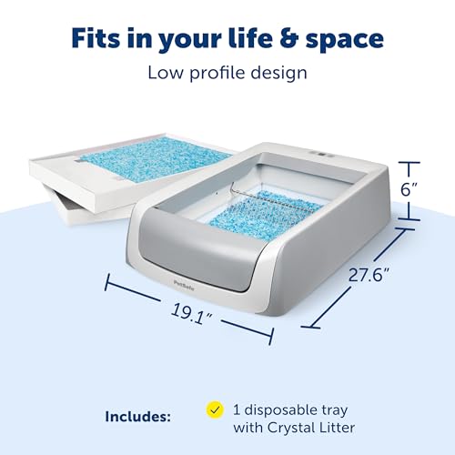 PetSafe ScoopFree Crystal Pro Legacy Self-Cleaning Litter Box, Uncovered - image 7