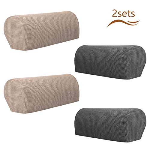 Matogle 2 Par Funda Reposabrazos Sofá Protector Extraíble