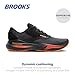 Brooks Men’s Adrenaline GTS 24 Supportive Running Shoe - Black/Ebony/Burnt Sienna - 12 Medium