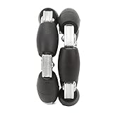 XUXHOU 60-mm-Roboter-Omnirad, Aluminiumlegierung, 360-Grad-Drehung, Omnidirektionales Rad mit 10 Nylon-PE-Gummirollen, für Omnidirektionales, Intelligentes Roboterauto-Zubehör