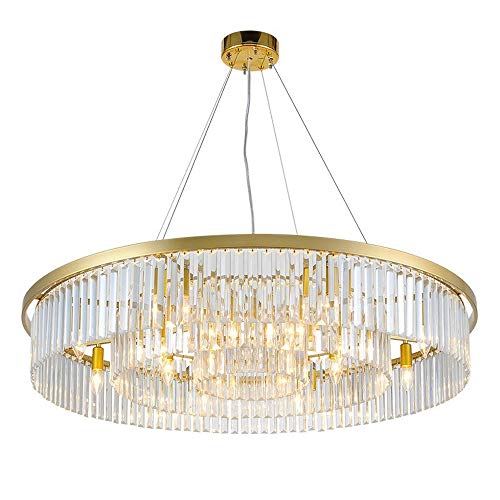 Lustre en cristal de luxe pour grand salon de villa et hall d'hôtel design unique