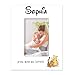 Knextion Inc Winnie the Pooh Nursery Decor Personalized Baby Picture Frame 4x6 Photo Display Vintage Print Baby Boy Girl Keepsake Gift with Custom Name