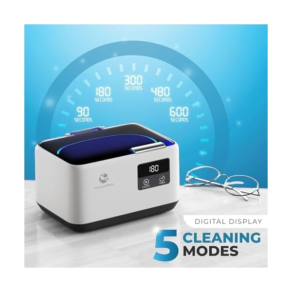 Ultrasonic-Jewelry-Cleaner-20oz600ml-Professional-Jewelry-Cleaner-Ultrasonic-Machine-with-5-Digital-Timer-Modes-for-Ring-Watch-Glasses-Retainer-Denture Ultrasonic-Jewelry-Cleaner-20oz600ml-Professional-Jewelry-Cleaner-Ultrasonic-Machine-with-5-Digital-Timer-Modes-for-Ring-Watch-Glasses-Retainer-Denture