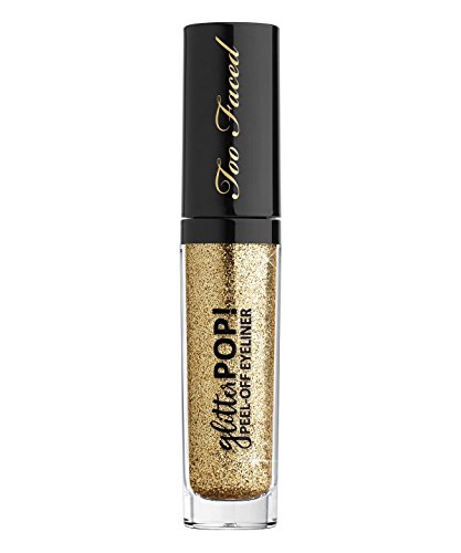 Too Faced Glitter Pop! Peel-Off Eyeliner Hey Mr. Dj - Smoldering Gold Glitter #TOP22