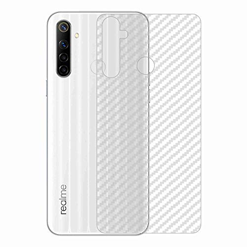 Image of Compatible with Oppo Realme Narzo 10 Back Screen Protective Film Carbon Fiber Skin Transparent Screen Guard Sticker